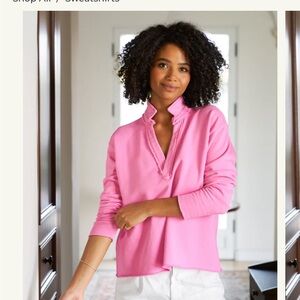 COPY - Frank and Eileen Heritage Jersey Patrick popover in pink lemonade